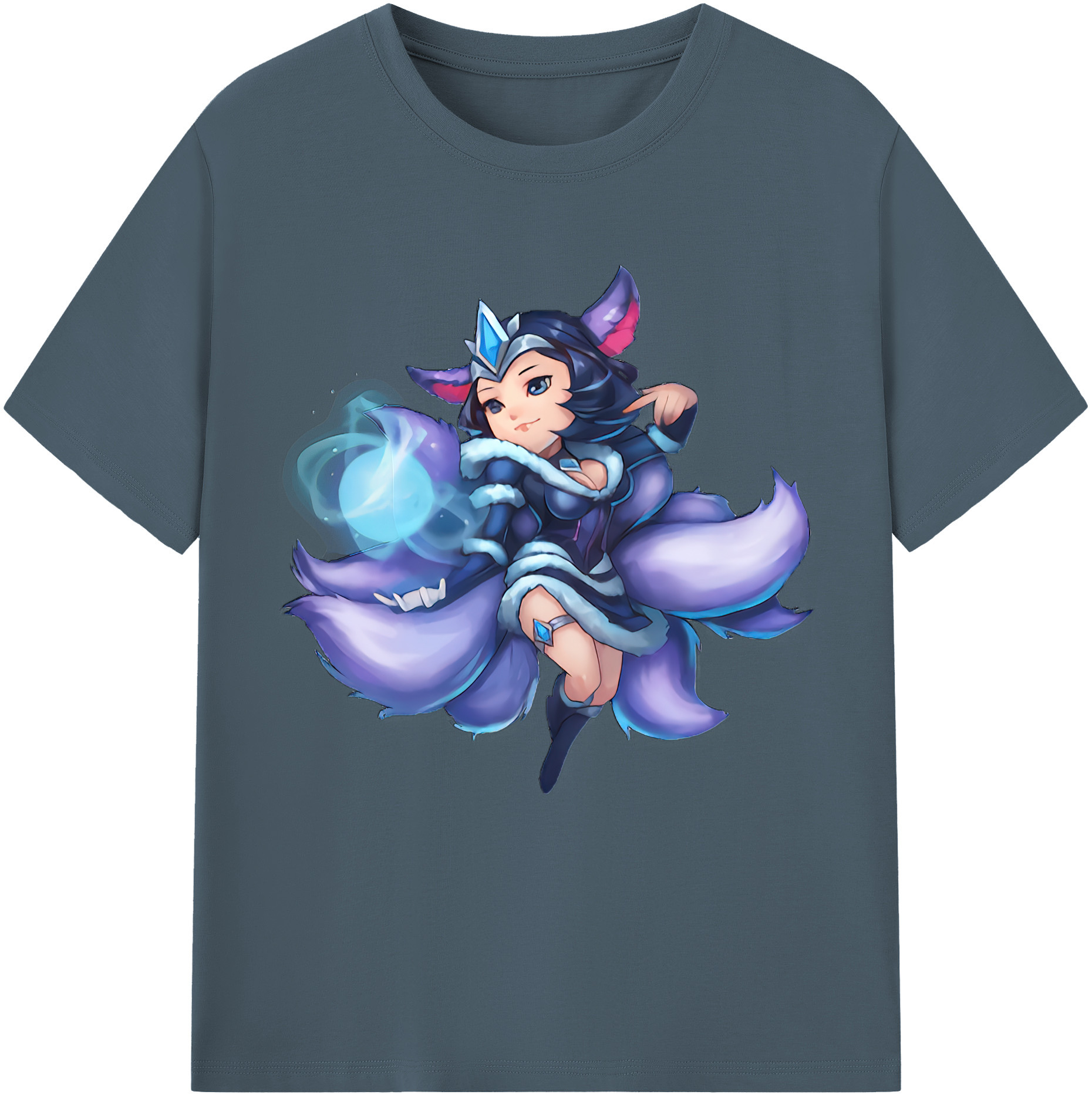 リーグ・オブ・レジェンド League of Legends LOL 綿100％半袖Tシャツ（フロントプリント）